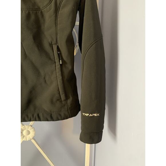CO47 The North Face Apex Bionic Windwall Soft Shell Jacket Brown Womens Lg - Picture 3 of 11